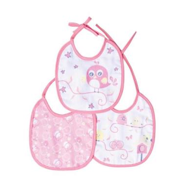 Imagem de Babador trios papi felpudo plastificado 20cm x 19cm 03 un