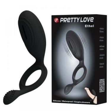 Imagem de Anel Peniano Com Vibro Ethel Estimulador Clitoriano - Pretty Love
