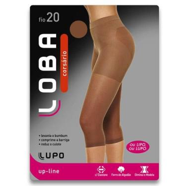 Imagem de Meia-Calça Fio 20 Loba Lupo 05865-001 Microfibra, Natural, GG/EG
