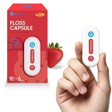 Imagem de Refil de Fio Dental QicoBay C1S Morango 6 Unidades