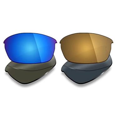 Imagem de Mryok 2 pares de lentes polarizadas de substituição para óculos de sol Oakley Flak Jacket – Opções