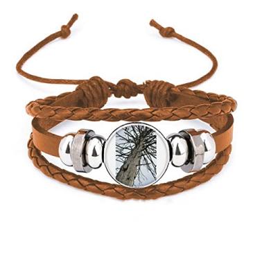 Imagem de un brand Pulseira Less Fir Art Deco Fashion Pulseira de Couro Joias Ornamento