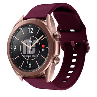 Imagem de Pulseira Sport Nandos-Store compatíveis com Samsung Galaxy Watch 3-41mm ou 45mm - (41mm - Vinho 2)