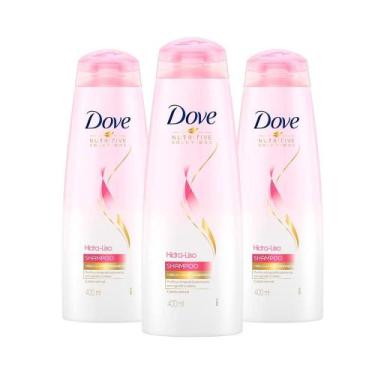 Imagem de Shampoo Dove Nutritive Hidra - Liso 400ml (Kit Com 3)