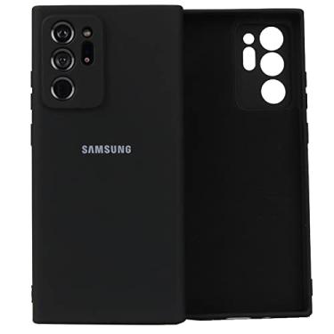 Imagem de Para Samsung Galaxy Note 20 Ultra 5G Note20 Note20 Ultra Case Proteção de Câmera Capa de Silicone Macio Escudo Protetor de Toque Sedoso, Preto, Para Nota 20