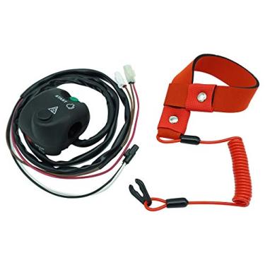 Imagem de M MATI Guia Start Stop Kill Switch Box Aassy & Cordão de segurança para Yamaha Waverunner XL1200 XA1200 Waverunner XLT1200 XA1200 F0D-68310-01-00