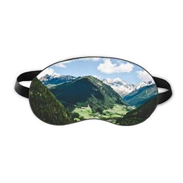 Imagem de Mountain City Clouds Blue Sky Sleep Eye Shield Soft Night Vlindfold Shade Cover
