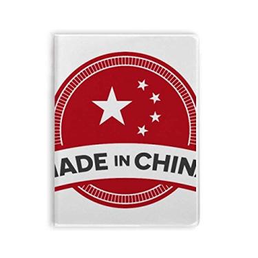 Imagem de Diário de capa macia feita na China com emblema de estrelas chinesas