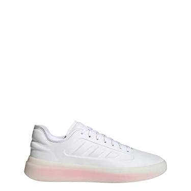 Imagem de adidas ZNTASY Capsule Collection Tênis masculino, Branco/nuvem branca/vermelho brilhante, 13