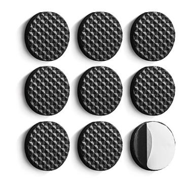 Imagem de Atlas - Protetor de Espuma de EVA Redondo com Adesivo com Fita Dupla-face, Tamanho D3cm, Cartela com 9 Peças