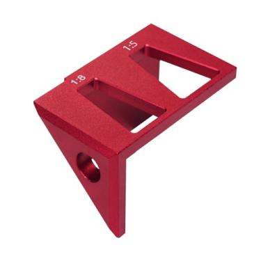 Imagem de ＫＬＫＣＭＳ Régua de medição de ângulo de 45 graus, transferidor de madeira, carpinteiro, multifuncional, resistente, engenheiro da indústria de madeira,