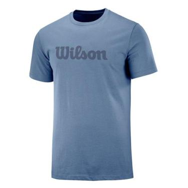 Imagem de Camiseta Masculina Wilson Oficial Cor Azul