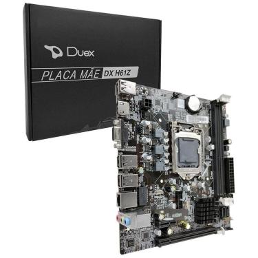 Imagem de Placa Mãe Duex Dx H61Z, Intel 2º/3º Geração, Ddr3, Socket