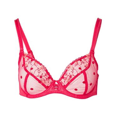 Imagem de Freya Sutiã feminino com aro e decote profundo, Vermelho, 30D
