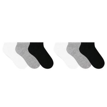 Imagem de 6 Pares De Meias Esportiva Selene Sapatilha Punho Elástico Conforto, M
