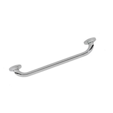 Imagem de Barra Alça Apoio 30cm Inox Acessibilidade Suporte Idoso Gestante Cadei