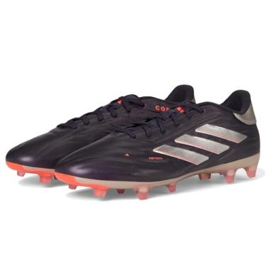 Imagem de adidas Tênis unissex adulto Copa Pure Ii Pro Firm Ground, Aurora Preto/Platin Metallic/Turbo, 11 Women/10 Men