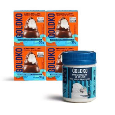 Imagem de Potinho Marshmallow + 4 musas ao leite zero adição de açúcares - GoldK