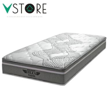 Imagem de Colchão Solteiro Ibiza D33 Mola Superlastic 78x188x22cm Vstore - V-Sto