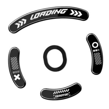 Imagem de Generic Skates de de vidro Pés de de vidro Profissional Alto desempenho Resistente Movimento suave Substituição Acessórios para de jogo, Style B