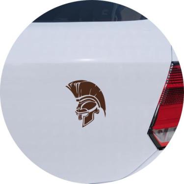 Imagem de Adesivo de Carro Capacete Exército Romano - Cor Marrom - Melhor Adesiv