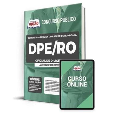 Imagem de Apostila DPE-RO - Oficial de Diligência - Apostilas Opção
