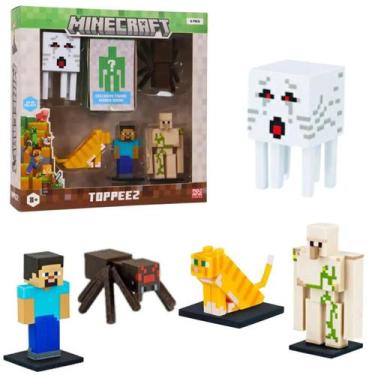 Imagem de Pack minecraft 6 mini figuras sortidas  - multilaser - MULTIKIDS
