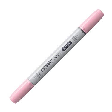 Imagem de COPIC Marcador CIAO Ponta Dupla Redonda e Chanfrada, Cor RV21 Light Pink, 1 unidade