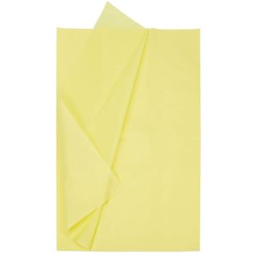 Imagem de SOFPLATE 20 folhas 66 x 50 cm papel de seda amarelo grande retângulo brilhante decoração de festa de outono embalagem de flores para presente flor projeto DIY