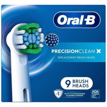 Imagem de Refil Escova Elétrica Oral B Precision Clean Com 9 Unidades