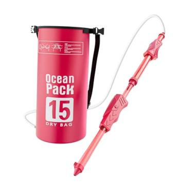 Imagem de Esquirla Mochila de Brinquedo com Alça de Ombro Ajustável, Brinquedo de Pulverização com Grande Capacidade para Meninos E Meninas, Crianças, Rosa