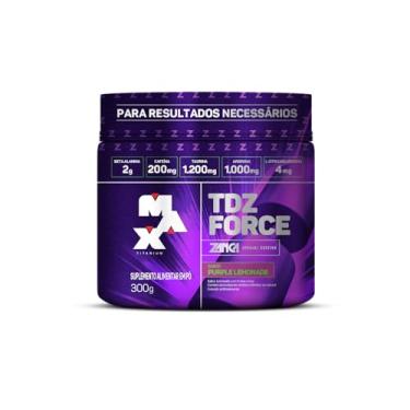 Imagem de MAX TITANIUM PRÉ TREINO TDZ Force Gabriel Zancanelli 300g - PURPLE LEMONADE