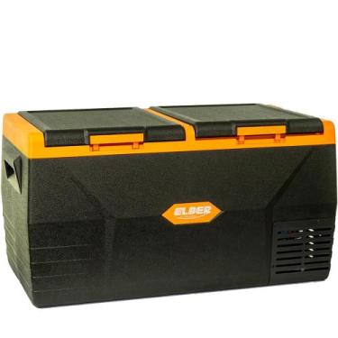 Imagem de Geladeira Portátil Black Para Caminhão 75 Litros 12V/24V Elber Camping