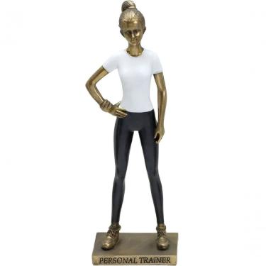 Imagem de Estatueta Profissão Personal Trainer Resina Escultura 25cm