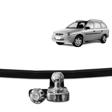 Imagem de Engate De Reboque Corsa Wagon 1997 A 2001 Rabicho Fixo 700kg