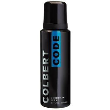 Imagem de Desodorante Aerosol Colbert Code Azul Argentino Importado Lançamento 2