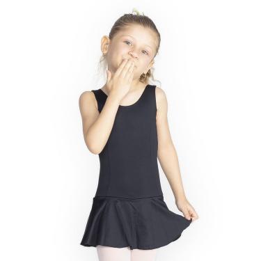 Imagem de Collant com Saia Infantil Só Dança 5824HB Lara