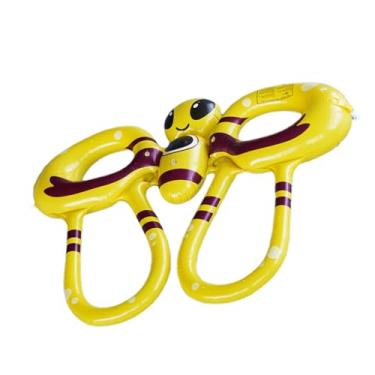 Imagem de Boia de piscina, flutuador de natação para bebês, inflável, bonito para usar no braço adulto, brinquedos de praia flutuadores portáteis para natação e rafting