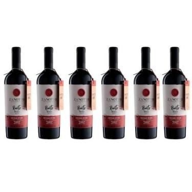 Imagem de Kit 6 Un Vinho Zanotto Roots Rebo 750 ml