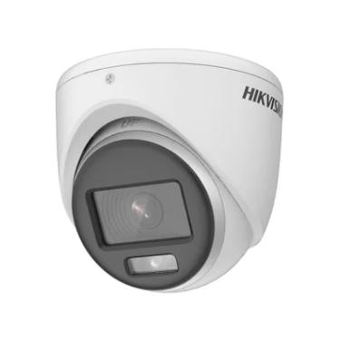 Imagem de Câmera Hikvision An 2mp Turret Dome Flex, 2.8mm Plastica, Smart Light, 20m Colorvu Dwdr Ds-2ce70df0t-pf