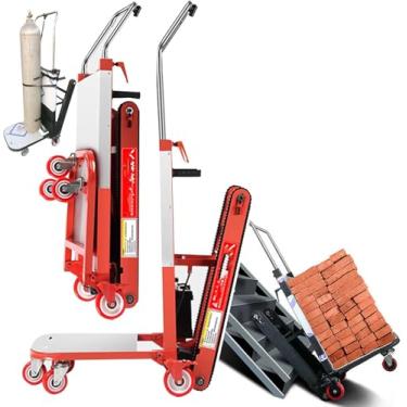 Imagem de Elevador De Escada Elétrico - Carrinho De Mão Com Alça Telescópica Para Cima E Para Baixo Escadas Capacidade De Carga De 300 Kg 24 V 26 Ah Carrinho De Mão Elétrico, Noir