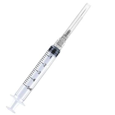 Imagem de Seringas de laboratório excedem 5 mL/cc com agulha de 2 Ga e 3,2 cm, p