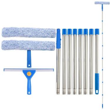 Imagem de Limpador de rodo de janelas PIMEKOY 3m com poste de extensão e kit