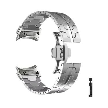 Imagem de Pulseira De Aço Inoxidável Quick Fit Para Galaxy Watch 7 40/44mm 4/5/6