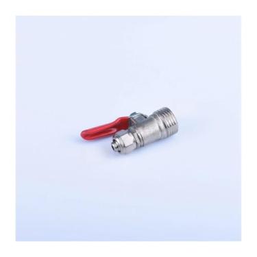 Imagem de 1/10.2 cm 1/5.1 cm RO filtro de água entrada tipo T válvula esférica aço inoxidável peças de encaixe macho fêmea rosca conector rápido (4)