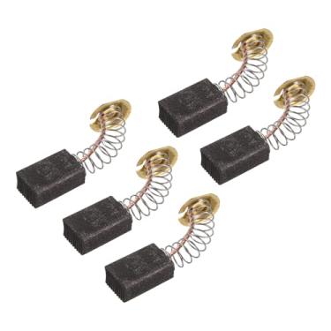 Imagem de Pacote com 10 escovas de carvão CB-43, ferramenta elétrica de 17 x 11 x 7 mm para motor de broca de martelo elétrico