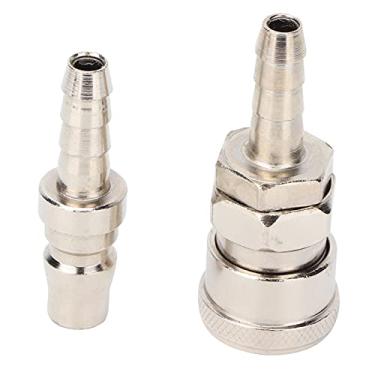 Imagem de Domary Conector Rápido de Travamento Automático G1/4, Tipo de Mangueira Pneumática Com Design de Conexão Rápida, Acessórios de Mangueira de Ar para Ferramenta Pneumática