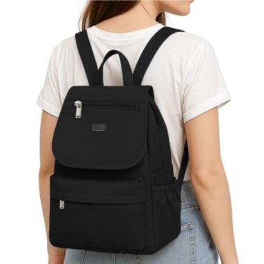 Imagem de Mochila Pequena Feminina Bolsa Grande Casual Trabalho Escola Casual Al