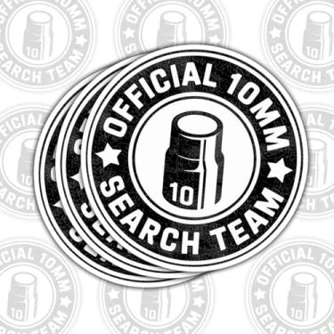 Imagem de Adesivos oficiais da equipe de pesquisa de 10 mm, decalques engraçados de ferramentas perdidas de soquete, caixa de ferramentas mecânica de vinil impermeável, garagem de carro, garrafa de água, laptop