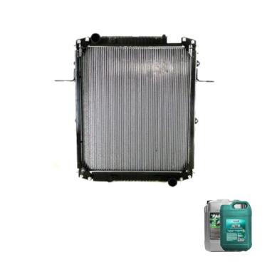 Imagem de Kit Radiador Ford Cargo 1717E + Aditivo Radiador Paraflu Verde 20 Litros + Água Desmineralizada 5 Litros